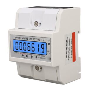 3-Phase 4-Wire Digital Energy Meter (DIN Rail)