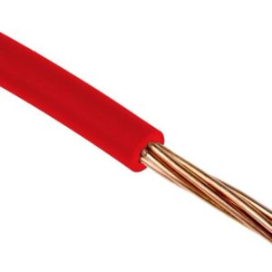 Red PVC Single-Core Copper Wire